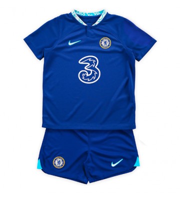 Chelsea Hjemmedraktsett Barn 2022-23 Kortermet (+ Korte bukser)